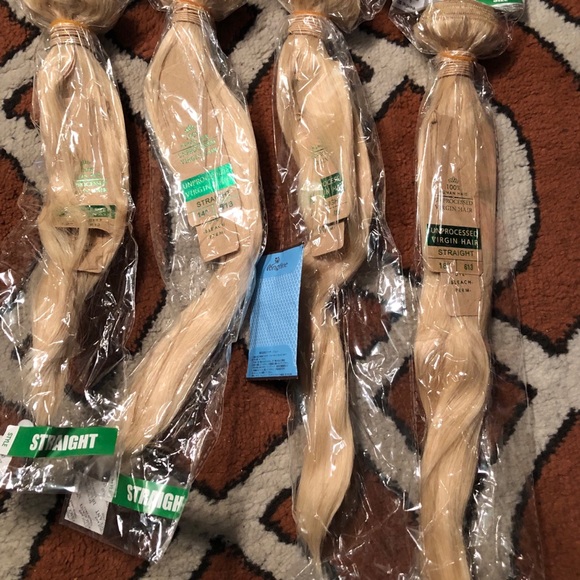 12”14”16”18” Brazilian Blonde Hair